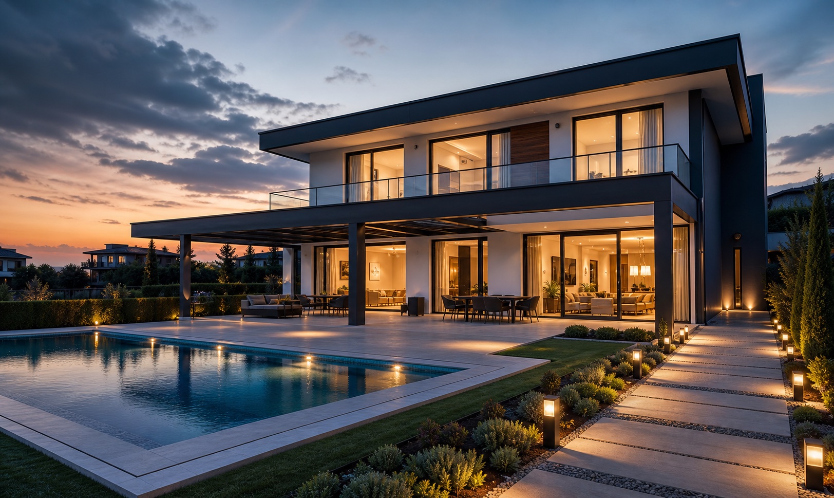 Vera Yapı havuzlu villa proje görseli